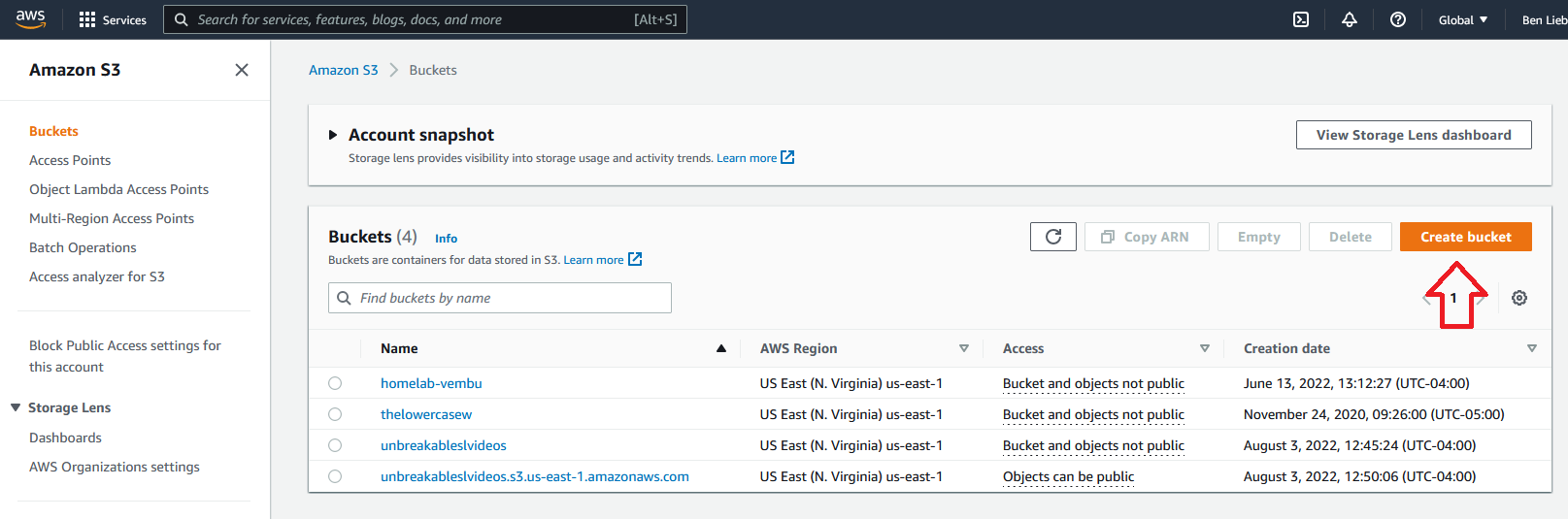 Vembu How to Setup Immutable Backups to AWS S3